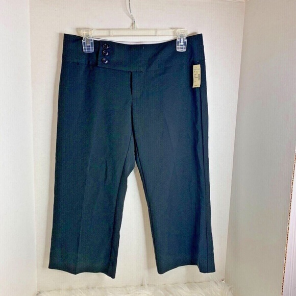 Maurices Pants - New Maurices Juniors 3 4 Long Shorts Capri Pants Ret $29 Black  15.75 in waist l